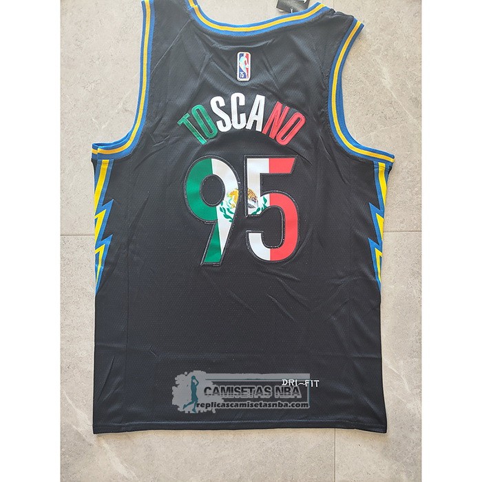 Camiseta Golden State Warriors Juan Toscano-Anderson NO 95 2022 Slam Dunk Special Mexico Edition Negro